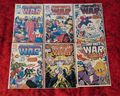 The Infinity War Complete 1-6 Set Marvel Comics Full 6 Issue Miniseries