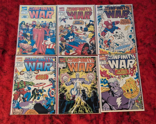 The Infinity War Complete 1-6 Set Marvel Comics Full 6 Issue Miniseries