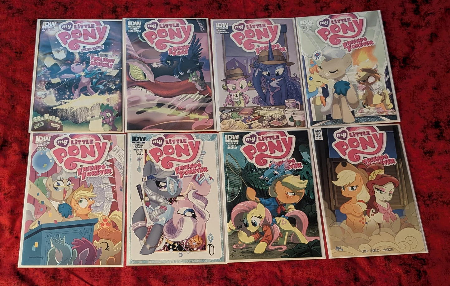 My Little Pony Comic Lot 8 Book Set IDW