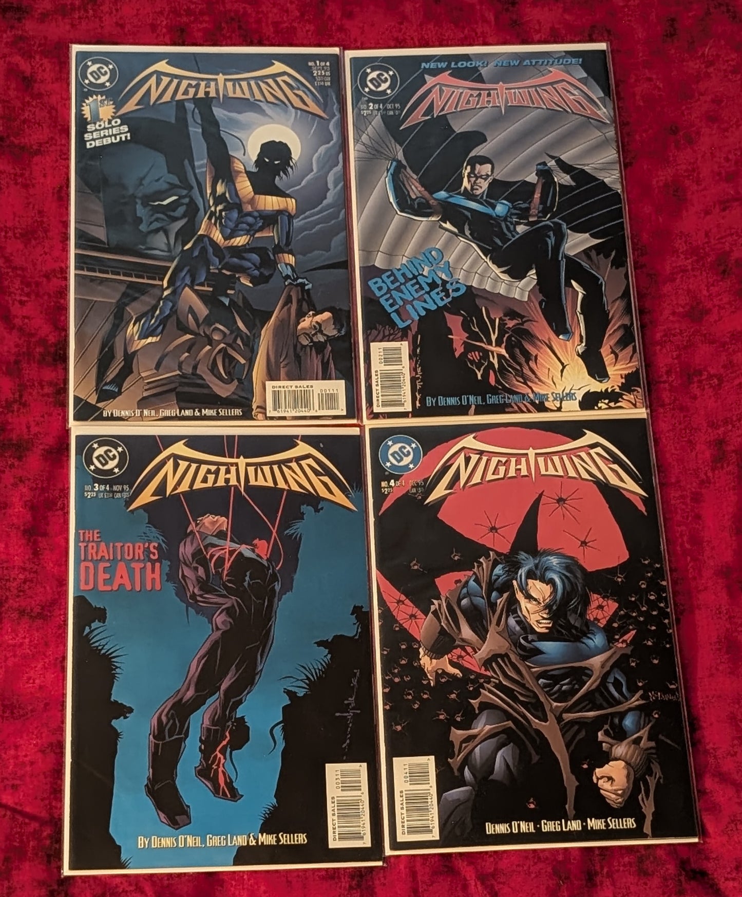 Nightwing Vol. 1 Complete 1-4 Mini-Series Run DC Comic Lot