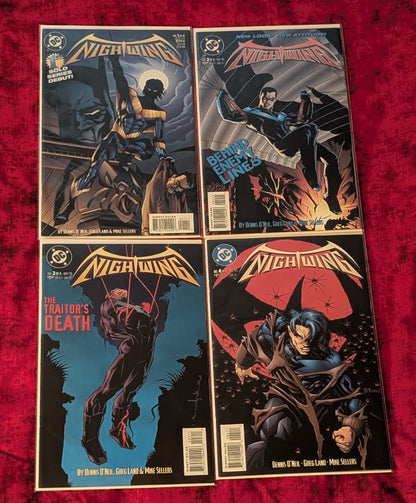 Nightwing Vol. 1 Complete 1-4 Mini-Series Run DC Comic Lot