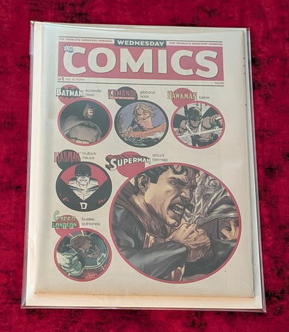Wednesday Comics Complete 1-12 Full Set DC Comics 2009 Weekly Anthology Series