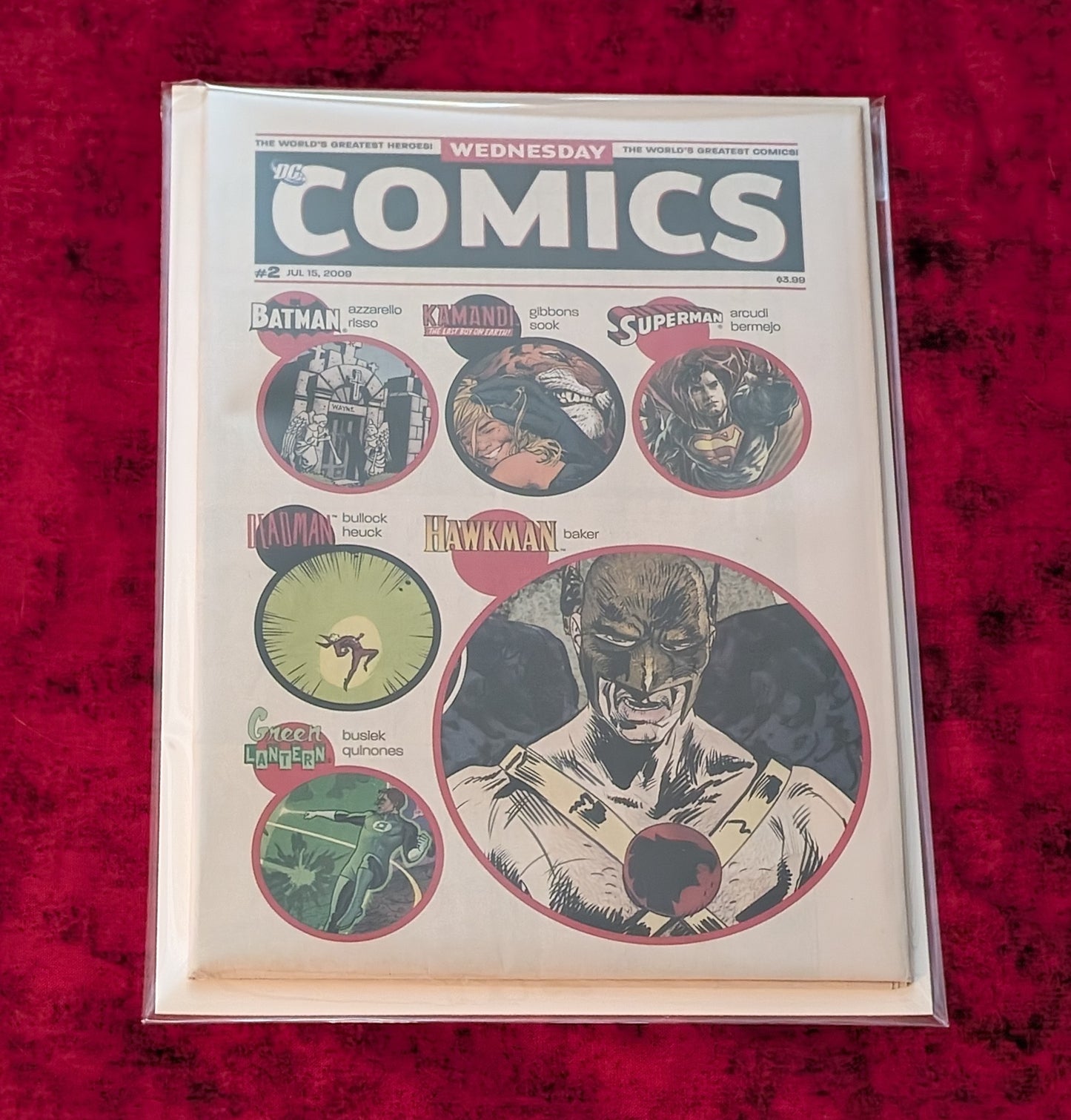 Wednesday Comics Complete 1-12 Full Set DC Comics 2009 Weekly Anthology Series
