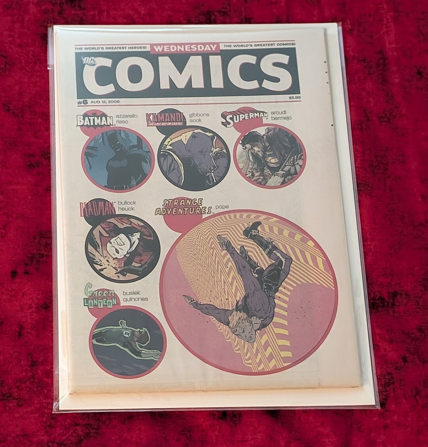 Wednesday Comics Complete 1-12 Full Set DC Comics 2009 Weekly Anthology Series