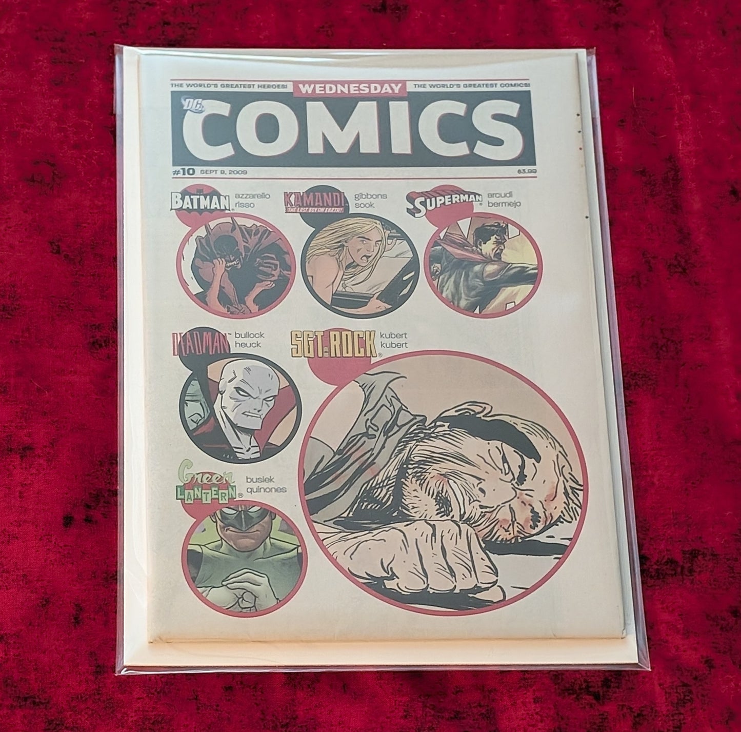 Wednesday Comics Complete 1-12 Full Set DC Comics 2009 Weekly Anthology Series