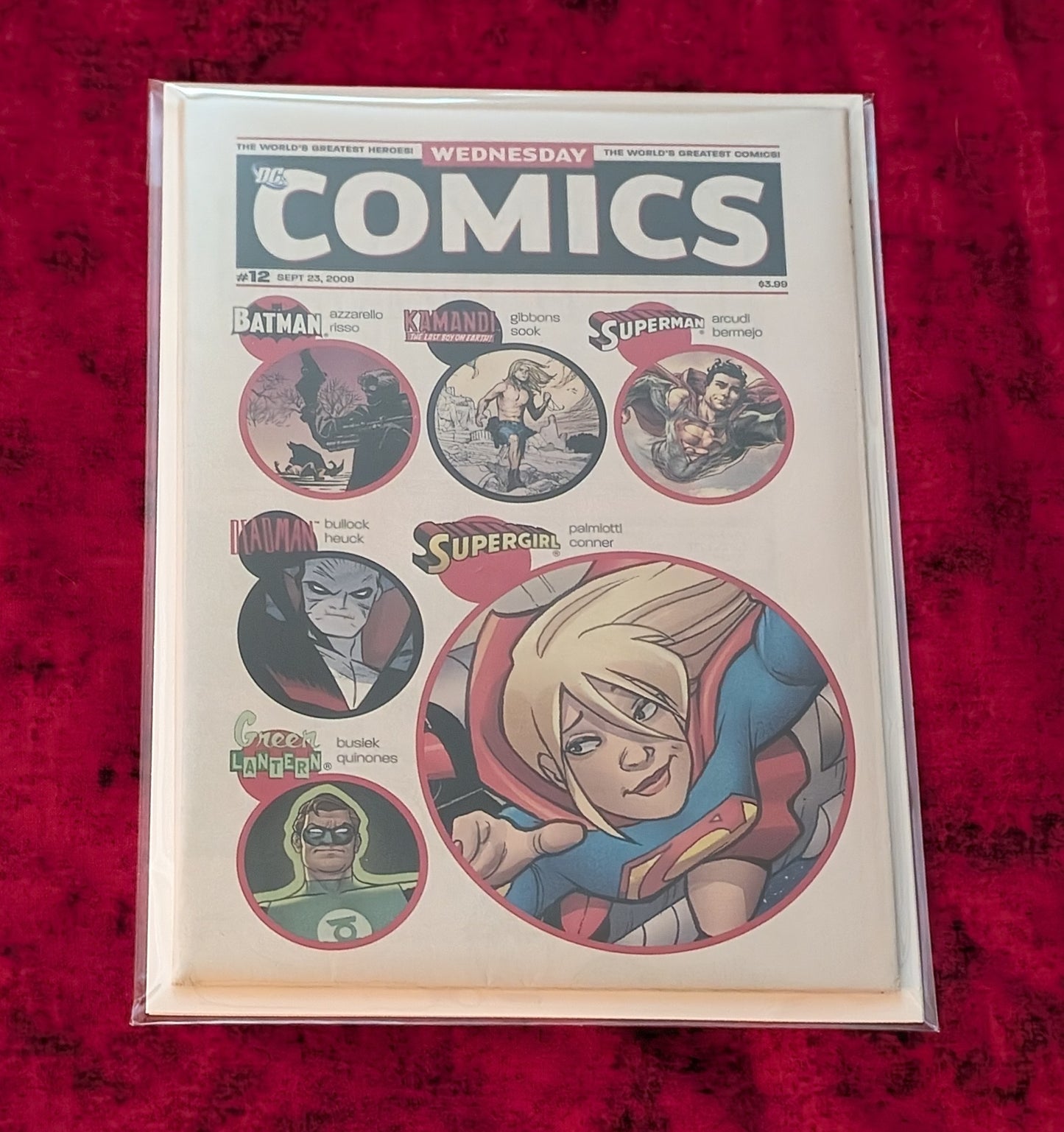 Wednesday Comics Complete 1-12 Full Set DC Comics 2009 Weekly Anthology Series
