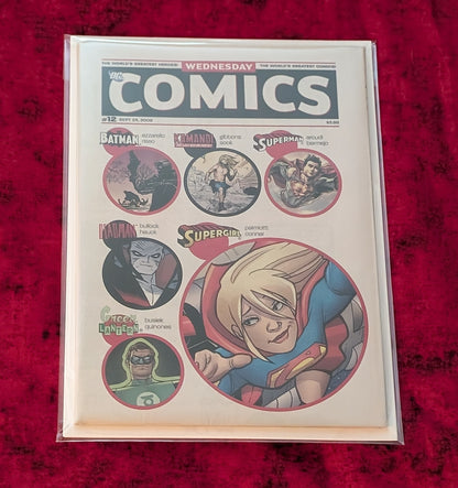 Wednesday Comics Complete 1-12 Full Set DC Comics 2009 Weekly Anthology Series