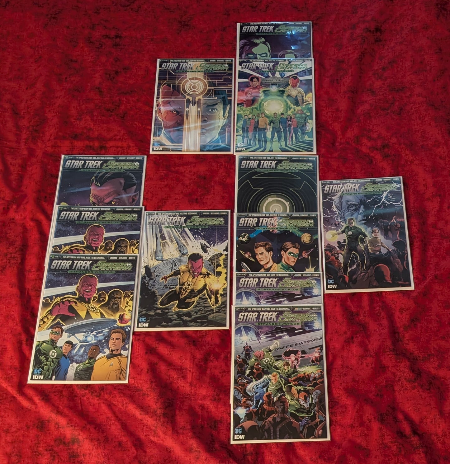 Star Trek Green Lantern Stranger Worlds Complete 1-6 Run Lot w/ Variants, Dupes, & SUB Covers