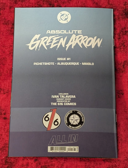 Absolute Green Arrow #1 – Iván Talavera Exclusive Foil Variant Ltd. 1000