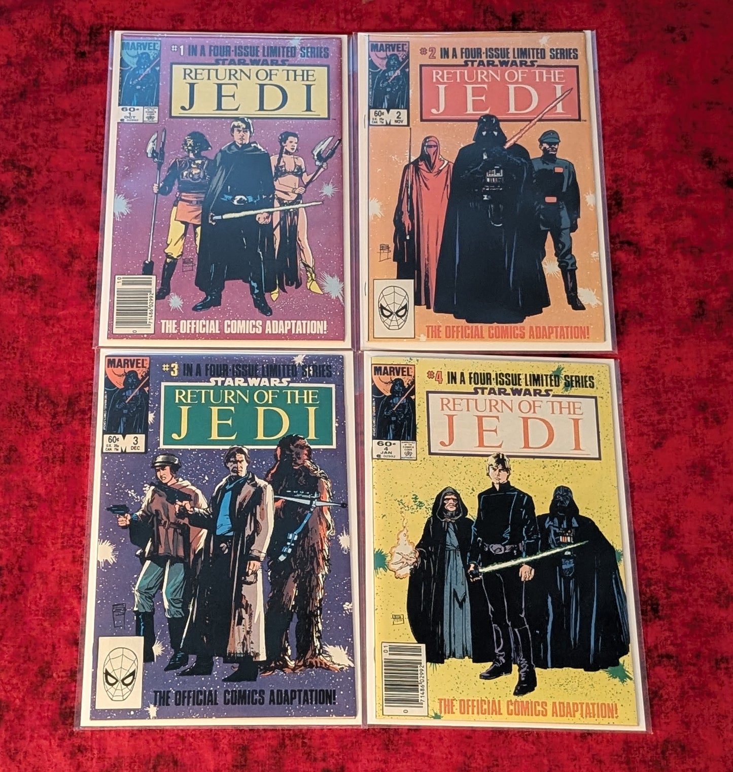 Star Wars: Return of the Jedi #1–4 Complete Marvel Set – Key First Appearances