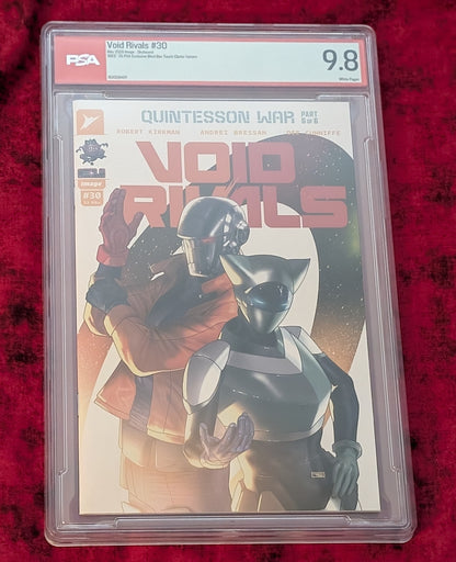Void Rivals #30 – Taurin Clarke SDCC Exclusive Variant – PSA 9.8 – Energon Universe Blind Box