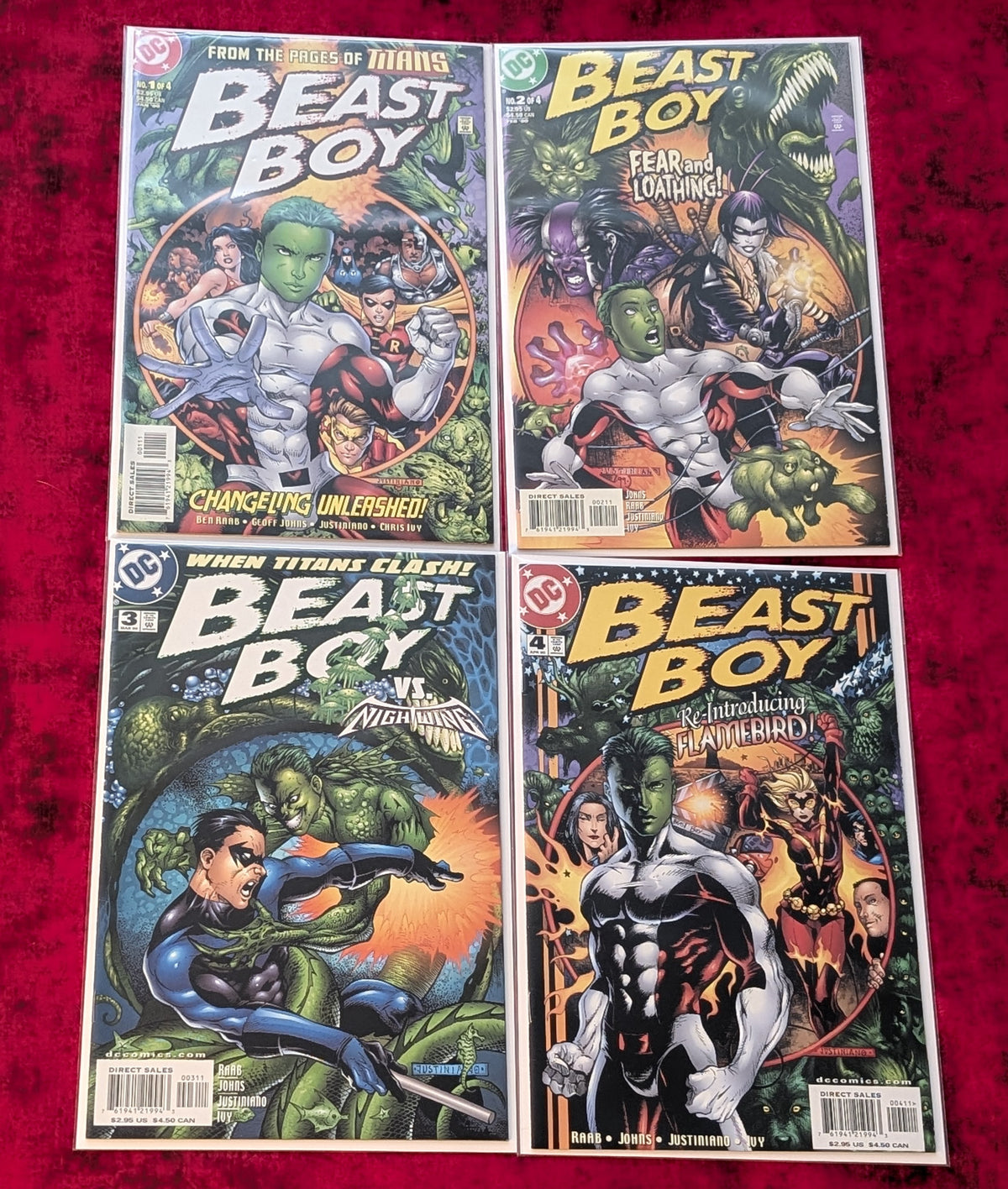 Beast Boy #1–4 Complete Mini-Series – DC Comics – Full 4-Issue Run