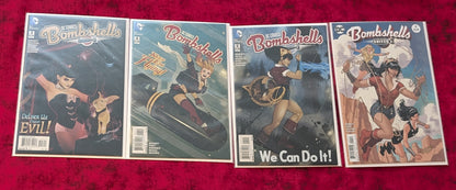 DC Comics Bombshells 4-Comic Lot – Bombshells #3–5 + Bombshells United #4