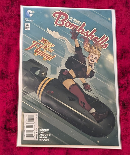 DC Comics Bombshells 4-Comic Lot – Bombshells #3–5 + Bombshells United #4
