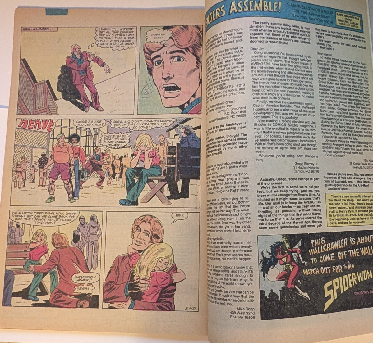 The Avengers, Vol. 1 #223 - Direct Edition - Iconic Ed Hannigan Cover