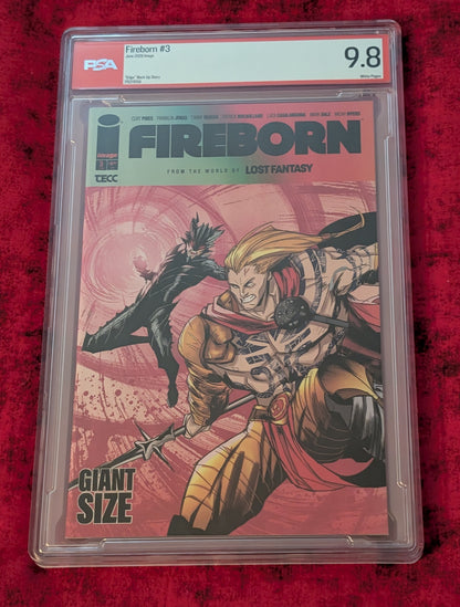 Fireborn #3 - Cover A - PSA 9.8 Graded Comic