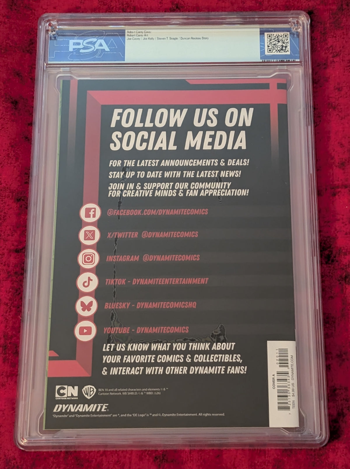 Ben 10 Vol. 2 #2 - Cover A - PSA 9.8 Graded Comic
