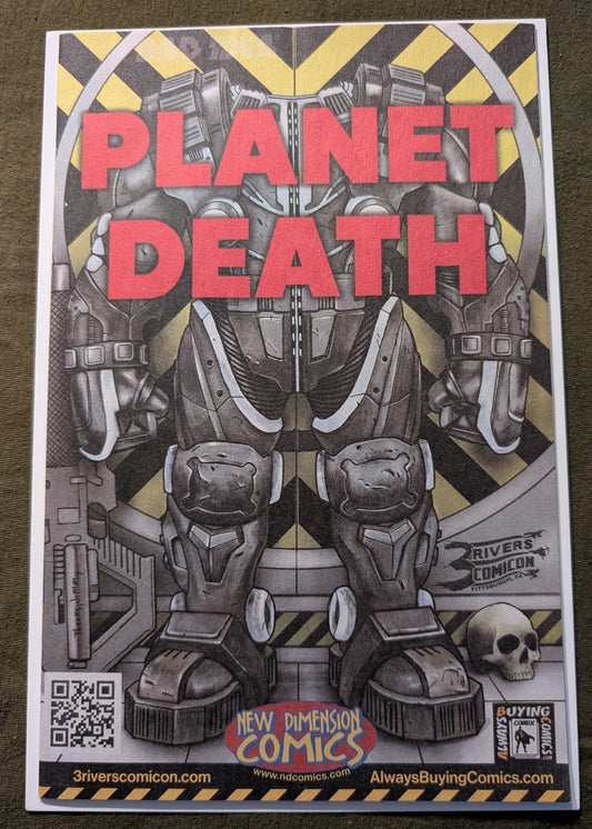 Planet Death #0 New Dimension Comics 3 Rivers Comicon Promo Jim Rugg Variant