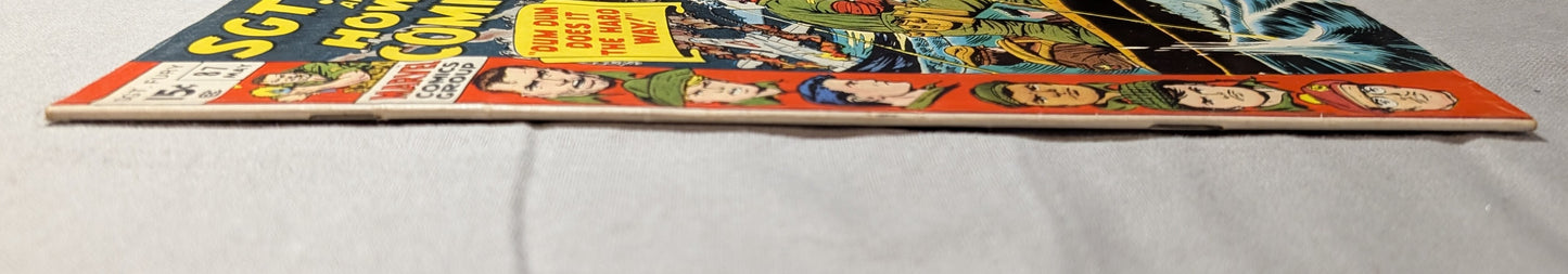 Sgt. Fury and the Howling Commandos #87 Marvel Comics 1971 Silver Age War Comic