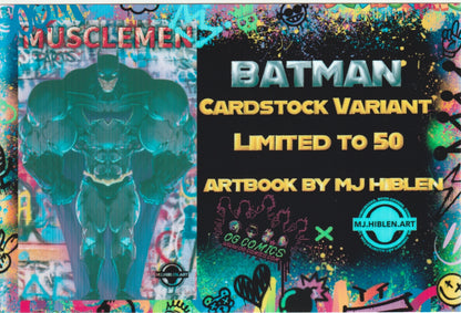 Included card identifying the Batman cardstock variant as limited to 50