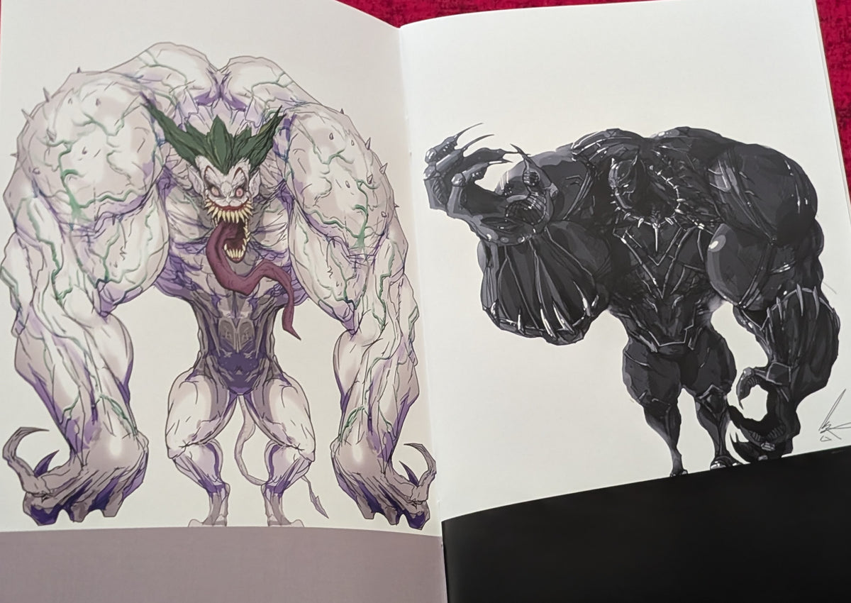 Interior artwork from MJ Hiblen's Musclemen artbook